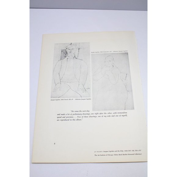 Modigliani Print The Cellist Vintage 88885 - Picture 5 of 5